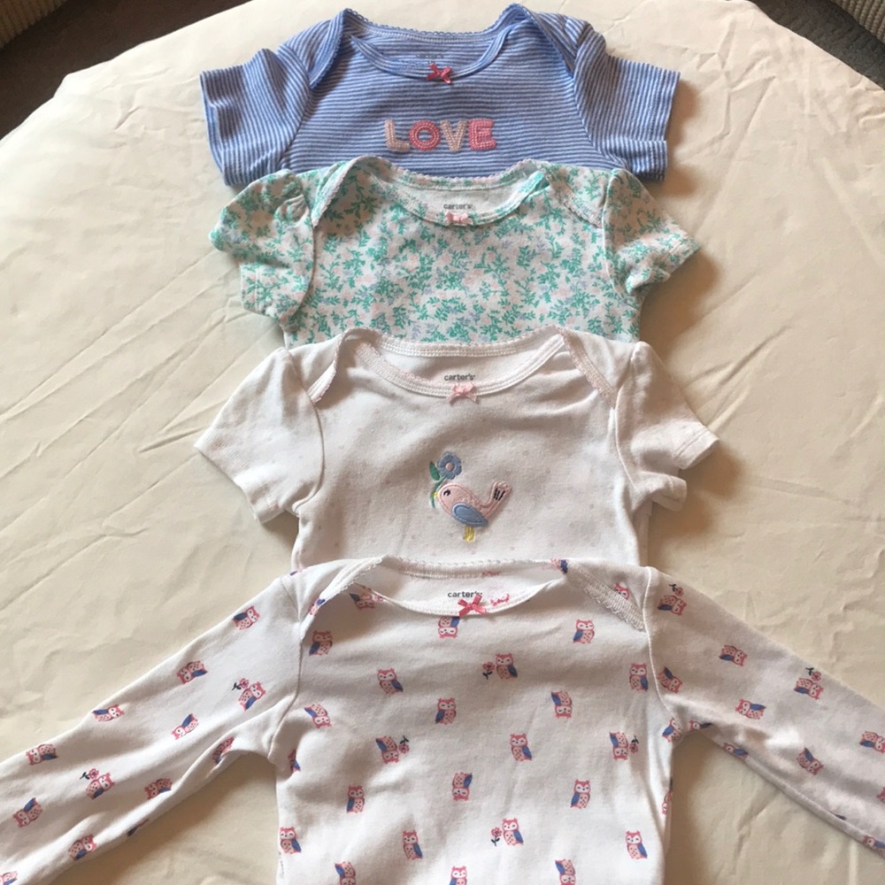 4/$20 - 4 Carter onesies for $20
